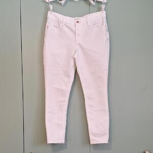 Nwt Old Navy White Super Skinny Ankle Pant Size 6 Short